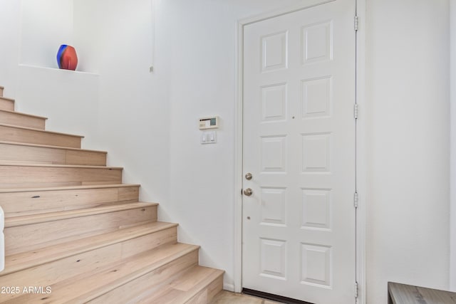 view of foyer entrance