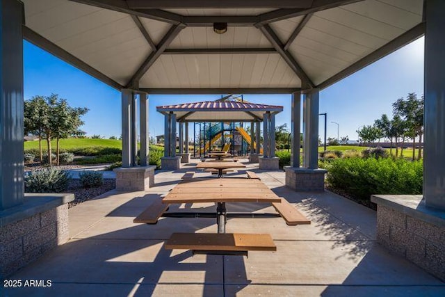 10921 E Texas Ave, Mesa, AZ 85212 - view of patio featuring a gazebo