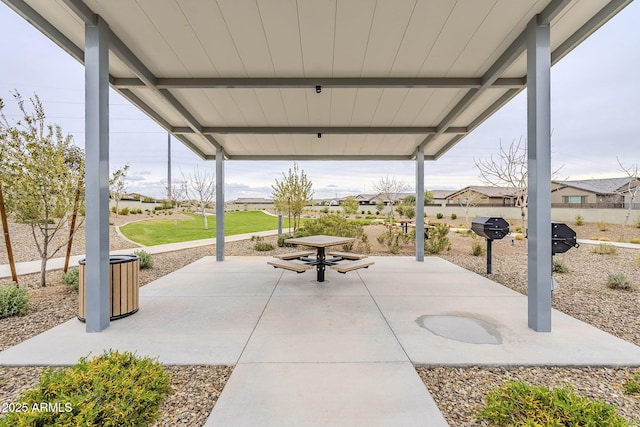 view of patio / terrace featuring outdoor dining space