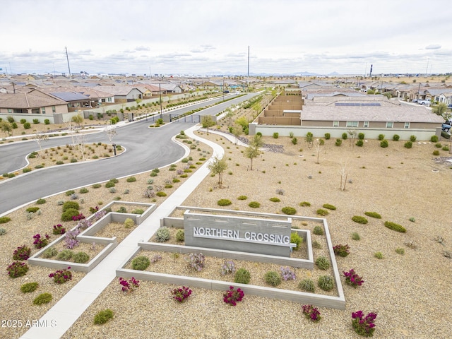 drone / aerial view featuring a residential view