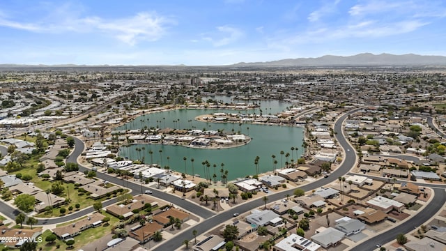 9917 W Cameo Dr, Sun City, AZ 85351 - view of property location featuring a water and mountain view and nearby suburban area