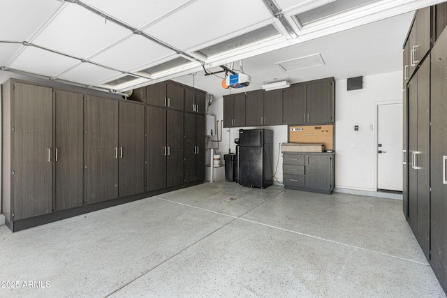 18998 E Lark Dr, Queen Creek, AZ 85142 - garage with freestanding refrigerator and a garage door opener