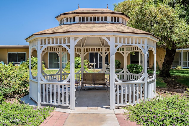 exterior space featuring a patio area