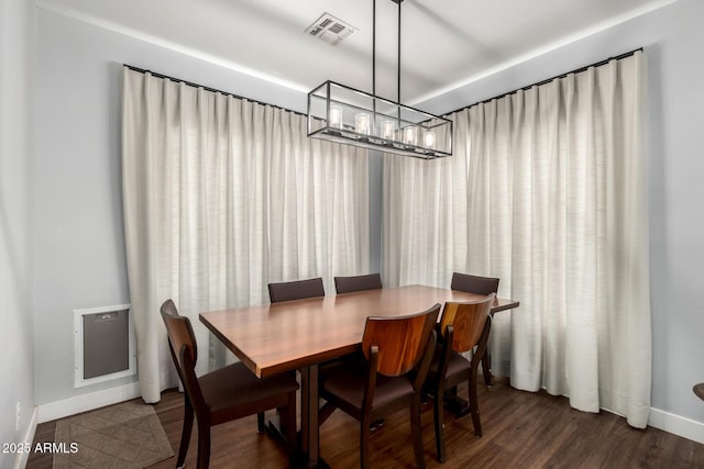 25210 N 40th Ave, Phoenix, AZ 85083 - dining space featuring wood finished floors and a chandelier