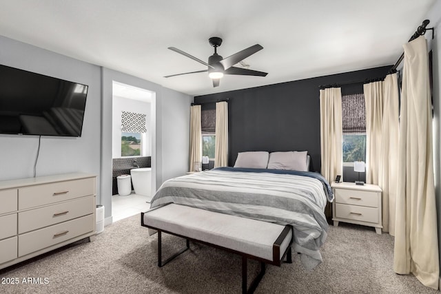 25210 N 40th Ave, Phoenix, AZ 85083 - bedroom featuring light carpet and ceiling fan