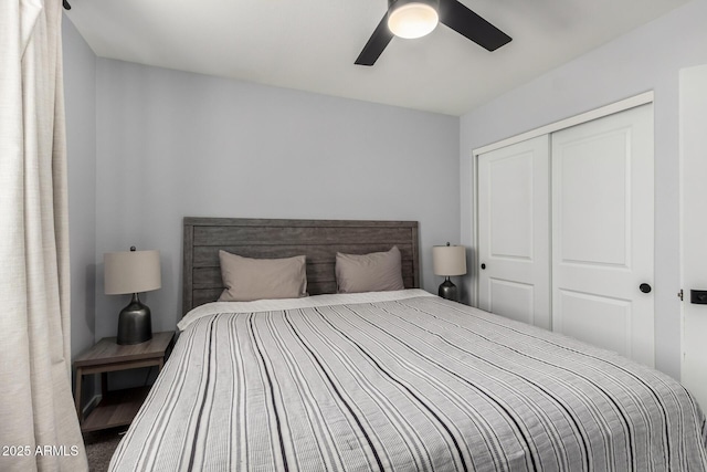 25210 N 40th Ave, Phoenix, AZ 85083 - bedroom featuring a closet and ceiling fan