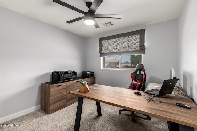 25210 N 40th Ave, Phoenix, AZ 85083 - carpeted office space with ceiling fan and baseboards