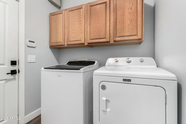 25210 N 40th Ave, Phoenix, AZ 85083 - laundry area with cabinet space and washer and dryer