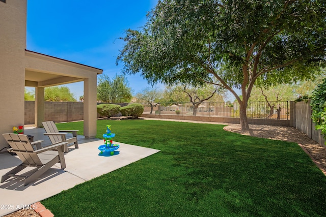 25210 N 40th Ave, Phoenix, AZ 85083 - fenced backyard featuring a patio