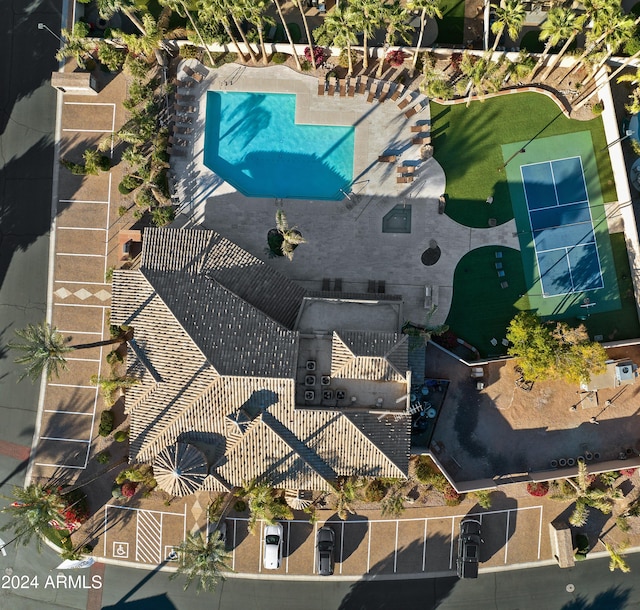 drone / aerial view