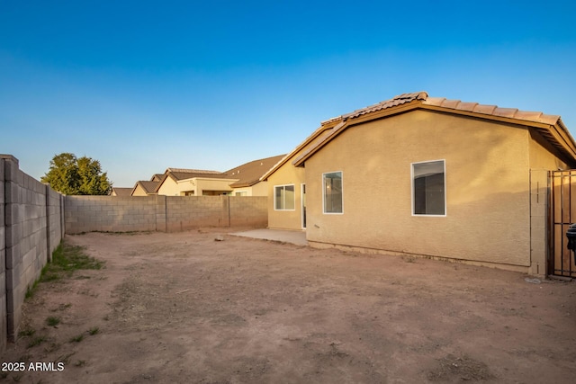 view of rear view of property