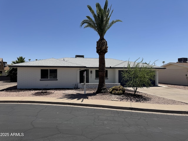 4347 E Catalina Cir, Mesa, AZ 85206 - ranch-style home with driveway and brick siding