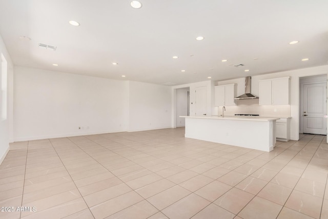 19354 S 212th Pl, Queen Creek, AZ 85142 - unfurnished living room featuring recessed lighting and light tile patterned floors