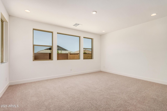 19354 S 212th Pl, Queen Creek, AZ 85142 - empty room with light carpet and recessed lighting