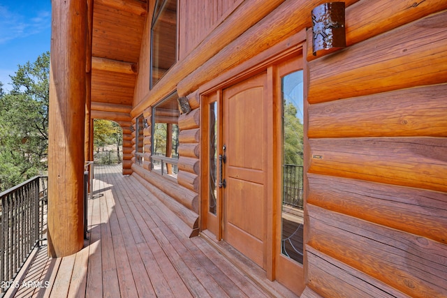 view of deck