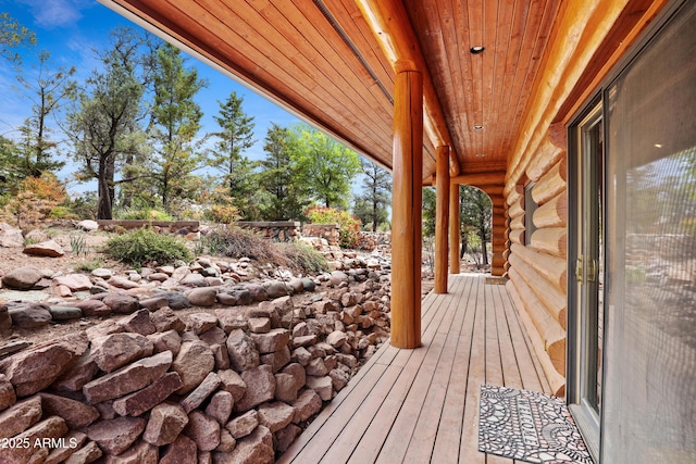 view of deck