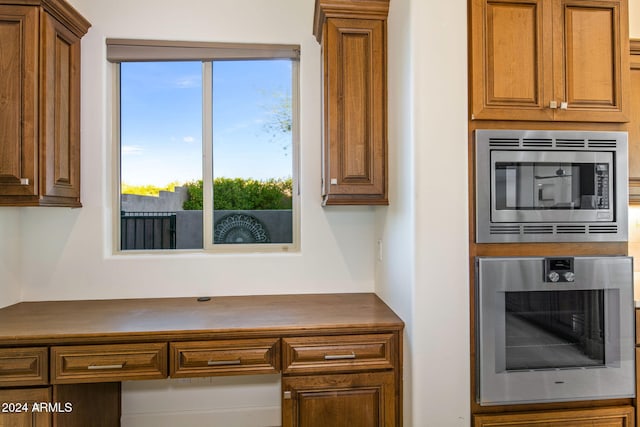 kitchen with appliances with stainless steel finishes