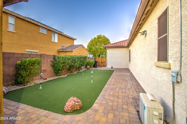 view of patio / terrace featuring ac unit