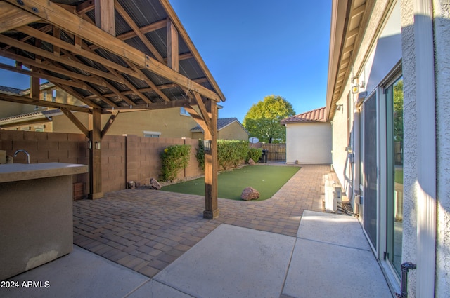 view of patio