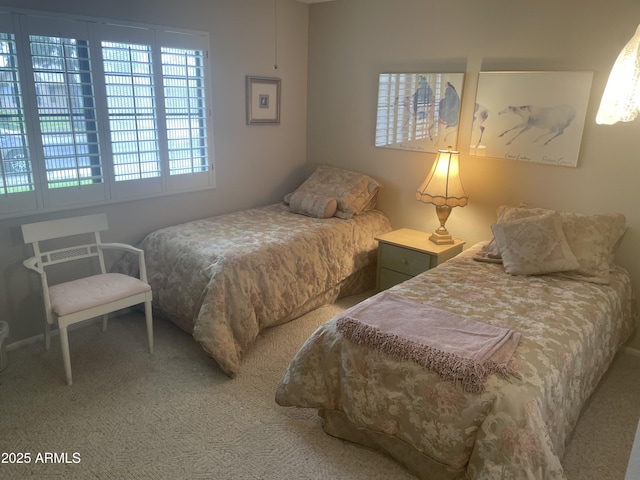 bedroom featuring carpet floors