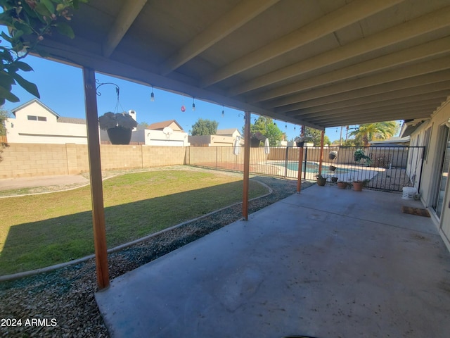 view of patio