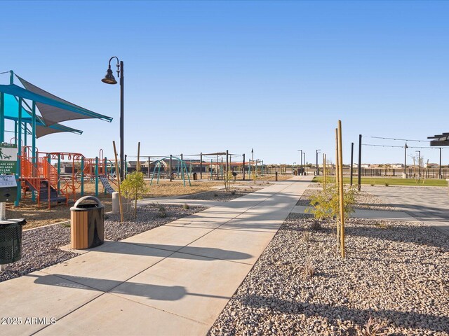 exterior space with playground community