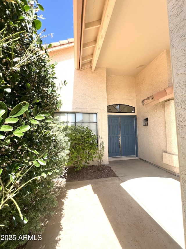 319 N Riata St, Gilbert, AZ 85234 - property entrance featuring stucco siding