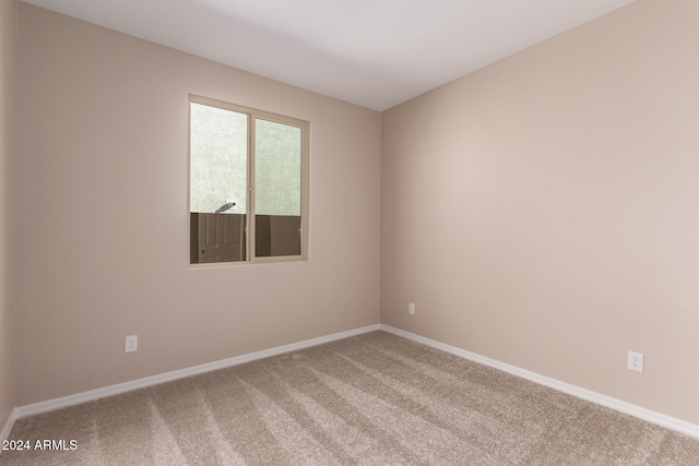 spare room featuring carpet floors