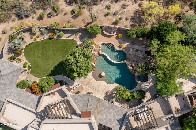 view of birds eye view of property