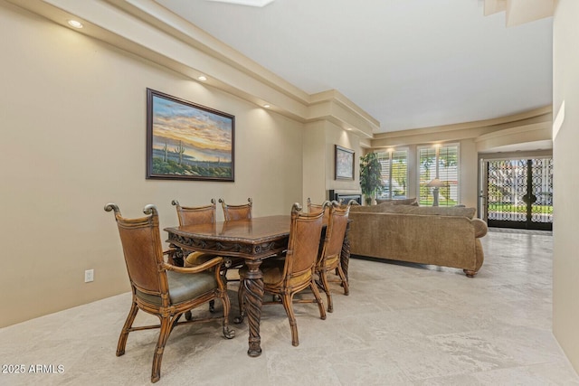 view of dining area