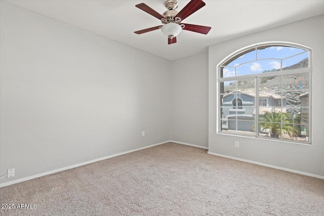 1453 E S Fork Dr, Phoenix, AZ 85048 - empty room with carpet floors, baseboards, and ceiling fan