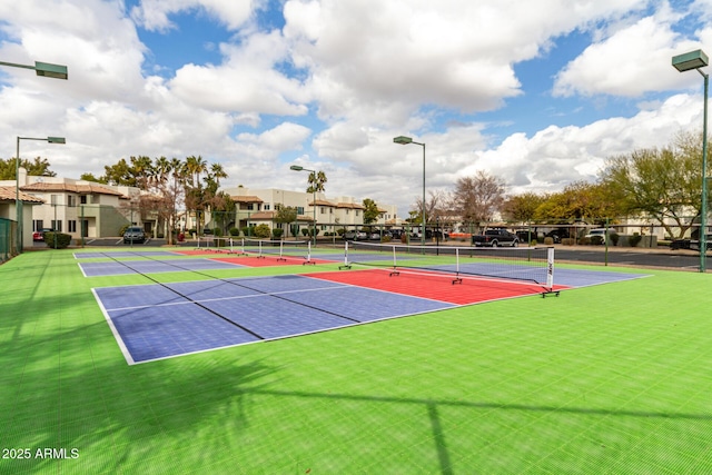 view of sport court