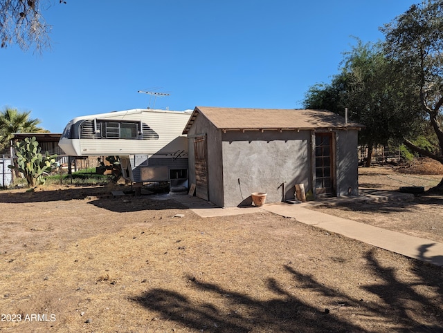 view of back of property