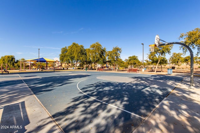 view of sport court