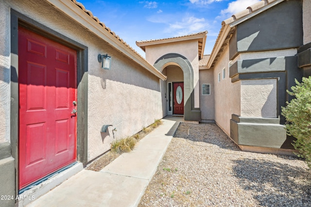 view of property entrance