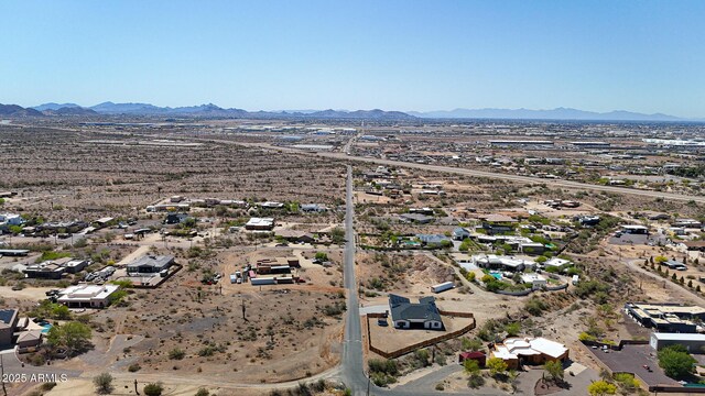 26112 N 7th Ave, Phoenix, AZ 85085 - aerial view of sparsely populated area with a mountainous background, a desert landscape, and nearby suburban area
