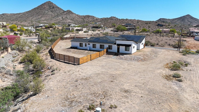 26112 N 7th Ave, Phoenix, AZ 85085 - view of front of house featuring a fenced backyard and a mountain view