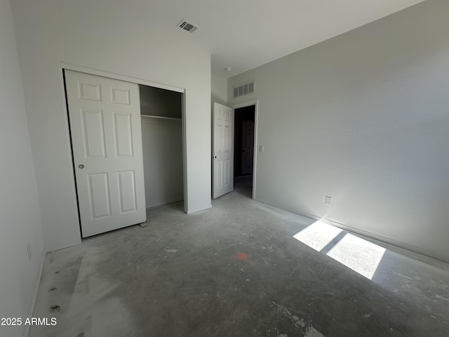 47230 W Cansados Rd, Maricopa, AZ 85139 - unfurnished bedroom with a closet and unfinished concrete flooring