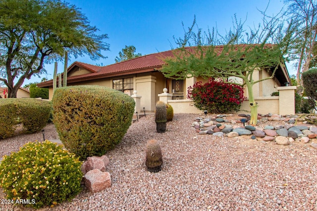 view of ranch-style home