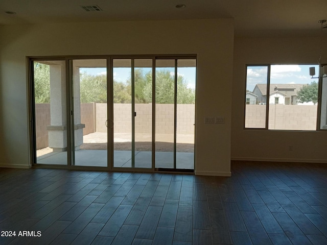 21042 E Camina Buena Vis, Queen Creek, AZ 85142 - doorway featuring dark wood finished floors and visible vents