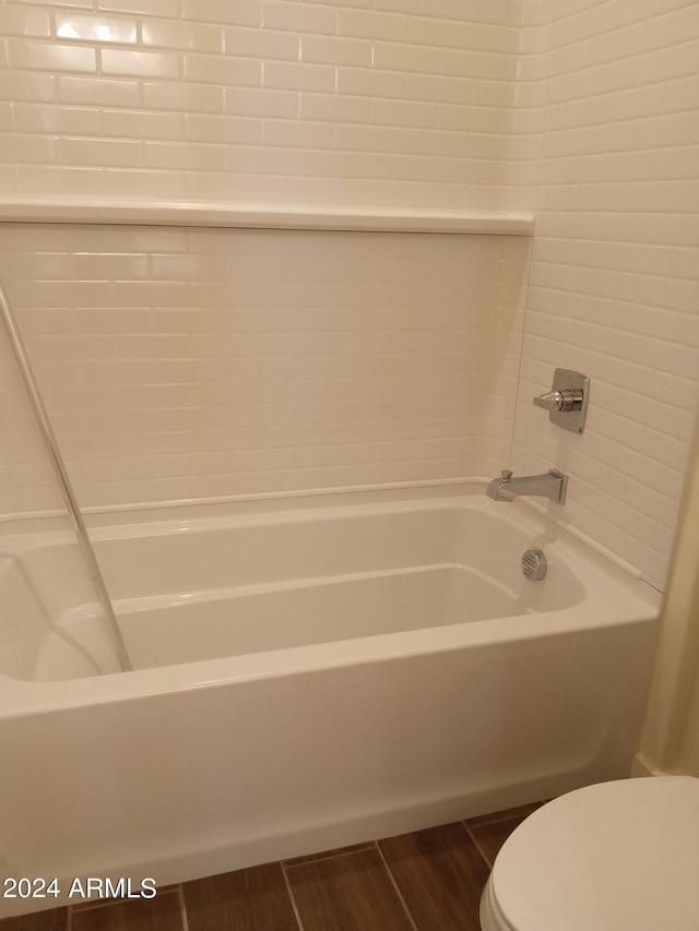 21042 E Camina Buena Vis, Queen Creek, AZ 85142 - full bath with toilet and wood finished floors