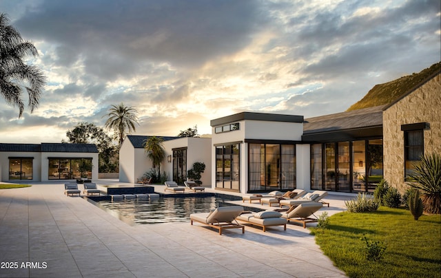 5636 E Caballo Dr, Paradise Valley, AZ 85253 - pool featuring a patio area