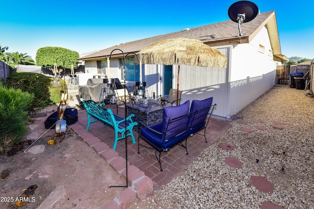 7916 E Naranja Ave, Mesa, AZ 85209 - view of patio with fence