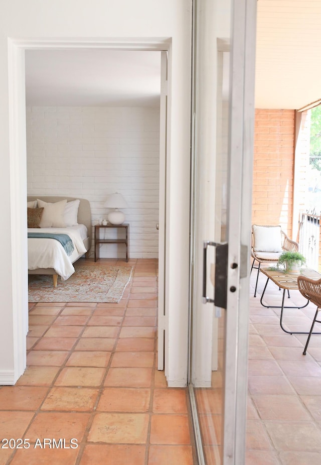 5246 N 20th St Unit B1, Phoenix, AZ 85016 - bedroom with light tile patterned floors
