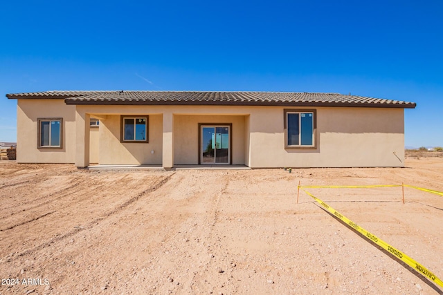 view of rear view of house