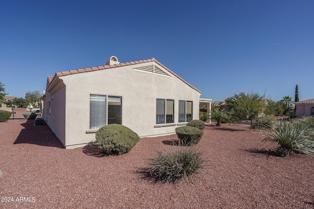 view of rear view of property