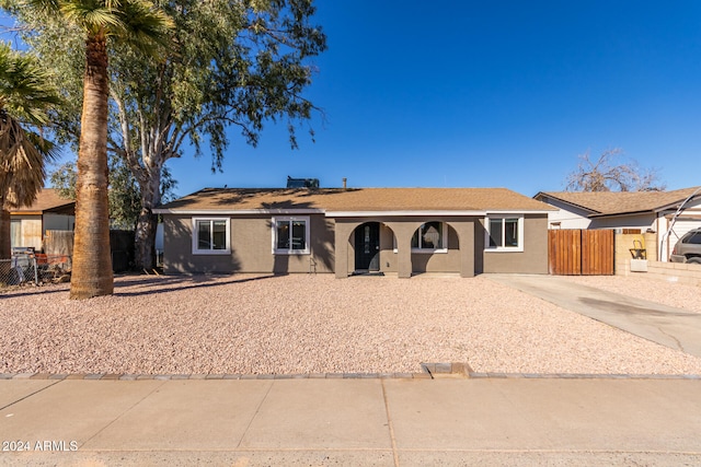 view of ranch-style home