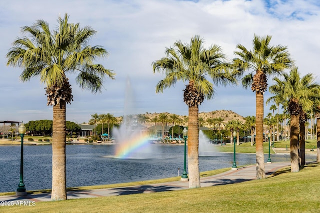 property view of water