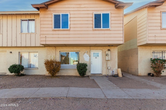 view of townhome / multi-family property