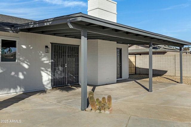 view of patio